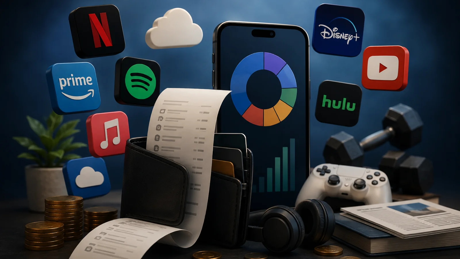 Average monthly subscription spending in 2026