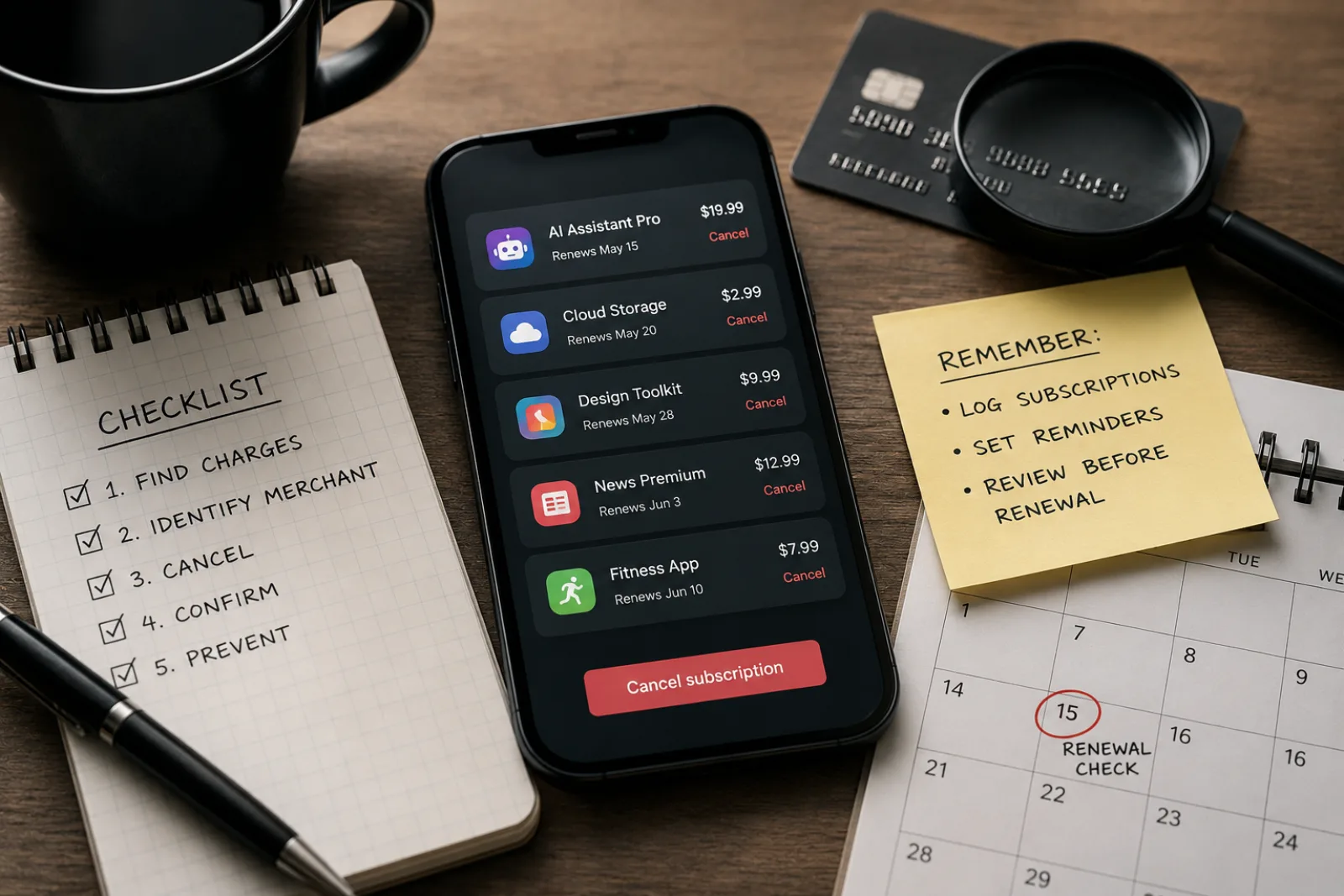 How to cancel a subscription you forgot about