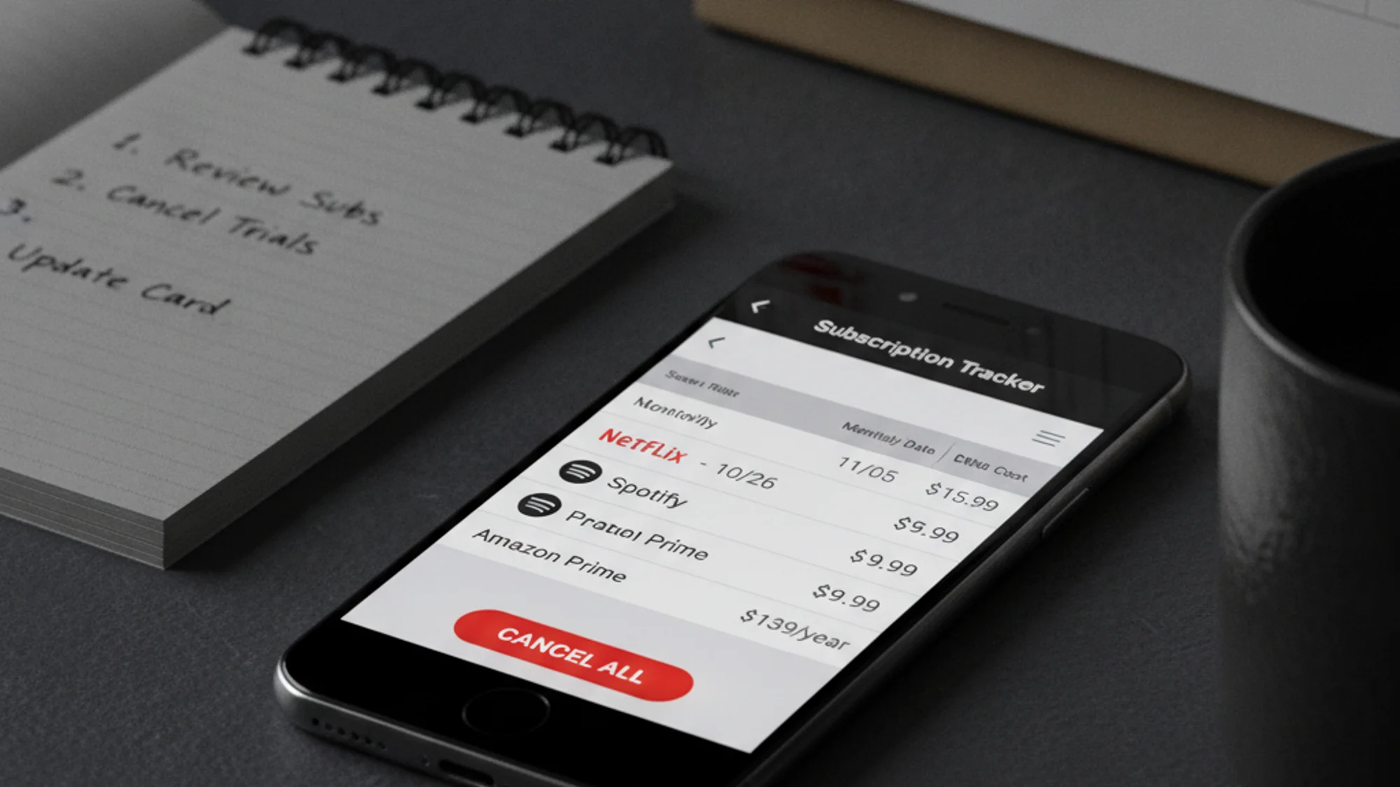 Kostenlose Abo-Tracker-Vorlage für Excel